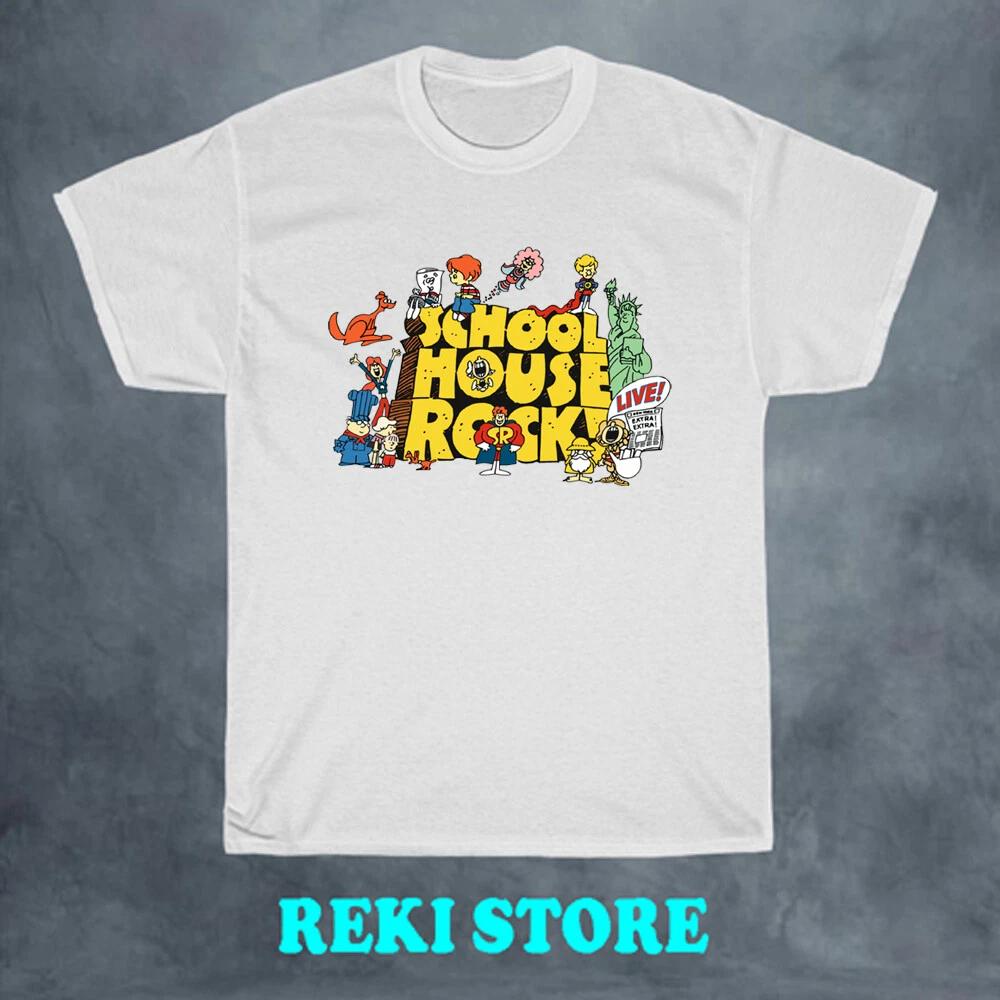 School House! Cartoons Movie Men s White Size S-5XL M