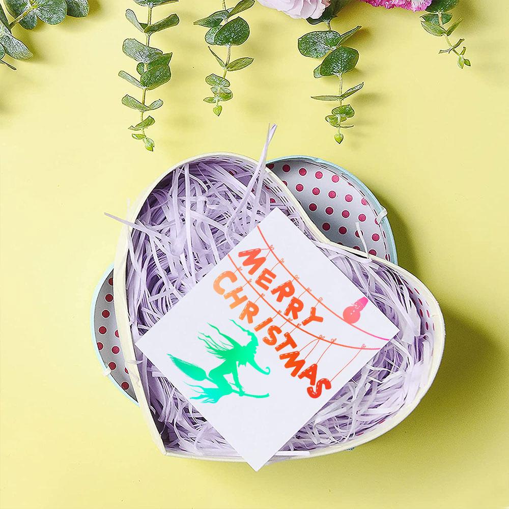 12 X 10inch Iridescent Adhesive Vinyl Sheet Film Sticker DIY Christmas Festival Party Wall Glass Cups Home Decoration For Cut