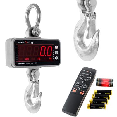Suspended Hook Scale with Remote Control Up To 1000kg 05kg LED