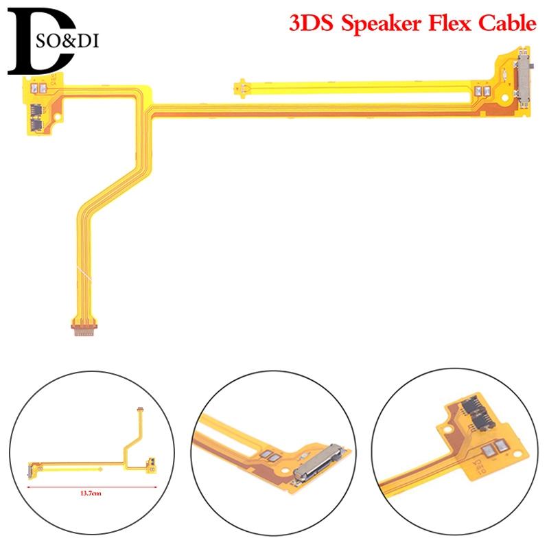 For Nintendo 3DS Speaker Ribbon Cable Flex Wire Replacement Part For 3DS Game Console Speaker Cable 13.7cm