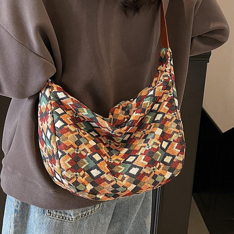 

Сумка-тоут Niche Samiya, женская, новая модная холщовая сумка, большая вместимость, сумка через плечо для поездок на работу