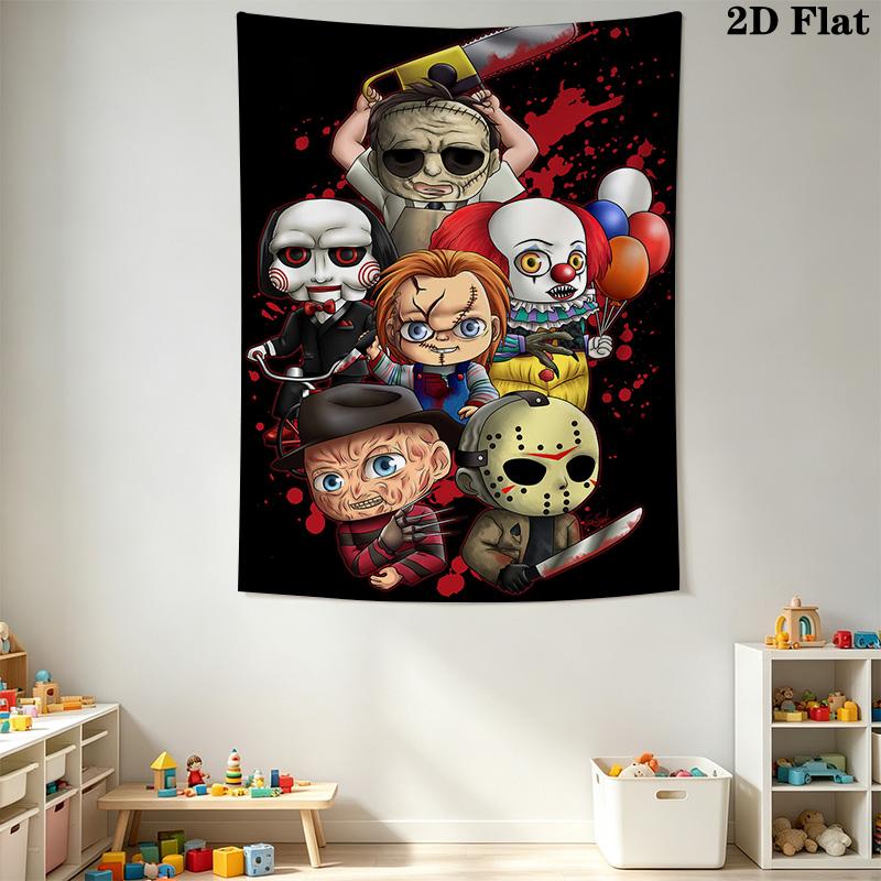 Cartoon villain Pattern Home Decor Tapestry, Wall Hanging, Decorative RV Wall Cloth.MGT0918351