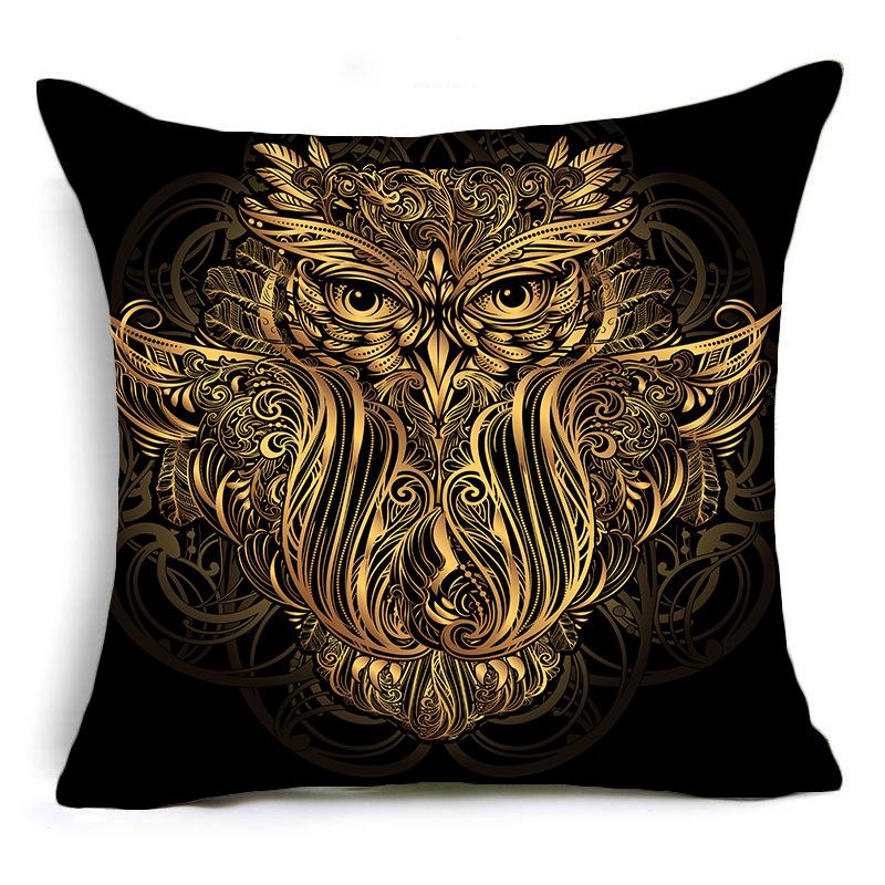 New Owl Pillow Cover Home Sofa Pillow Cover