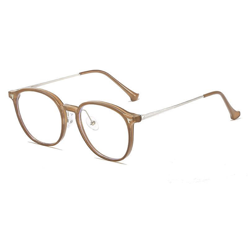 

JYL TS Square Glasses Women Myopia Available New Fashion Tea Color Frame 9301 A-5051 катавба кольору