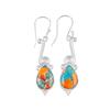 925 Sterling Silver Spiny Oyster Gemstone Elegant Jewelry Earrings For Birthday EE-37-34