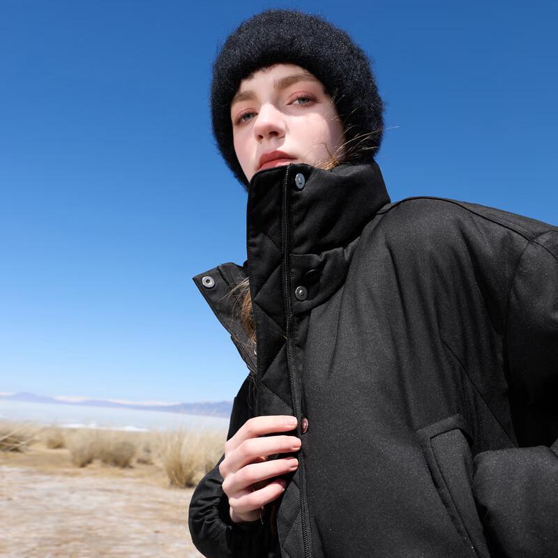 Sancai 2025 Winter Stand Collar Short Puffer Jacket