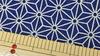 Fujin Club Sheeting with Hemp Leaf 108cm Wide Japanese-style Print, (Navy, 1m50cm)