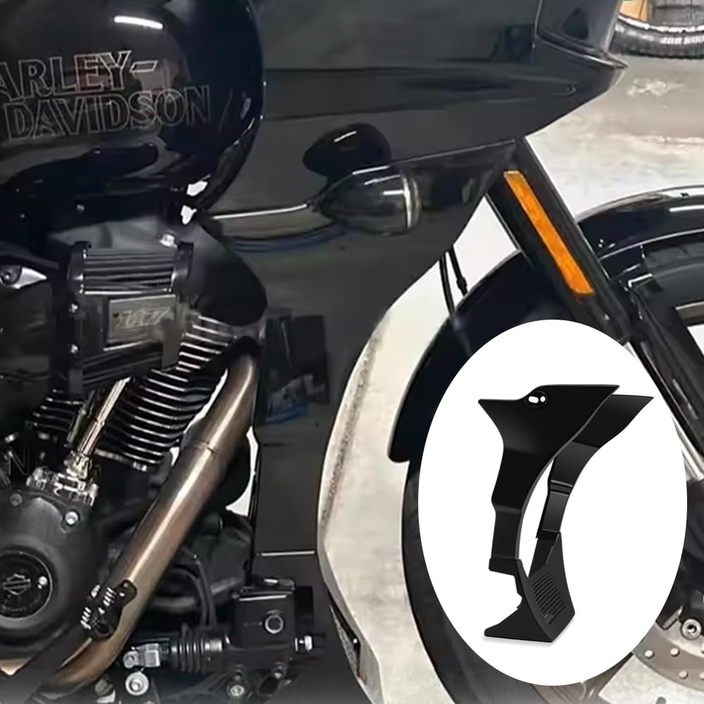 FOR Softail Low Rider ST FXLRST 2022-2024 Motorcycle Gloss Black Chin Spoiler Fairing