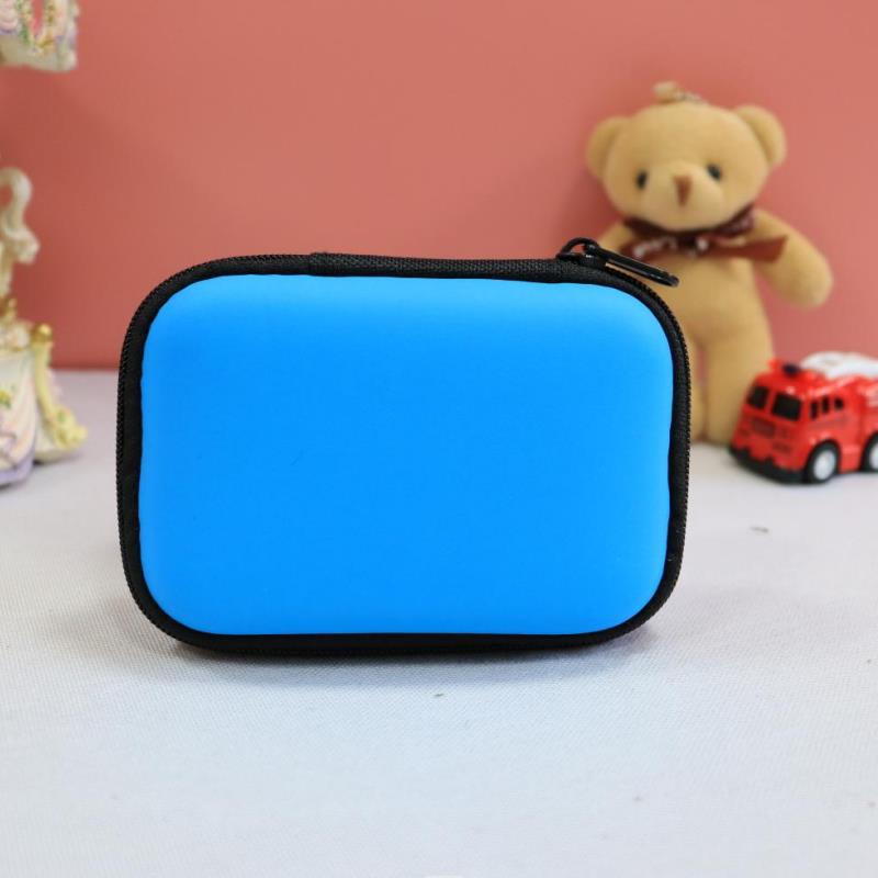 Earphone Data Storage Bag Oval Square Rectangle Cable Organizer Bags Mini Zipper Pouch Tech Gadgets Portable Charger U Disk Case