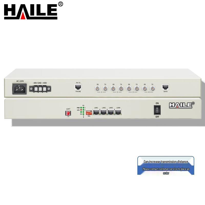 HAILE PCM Multi-Service Fiber Optic Multiplexer 20km