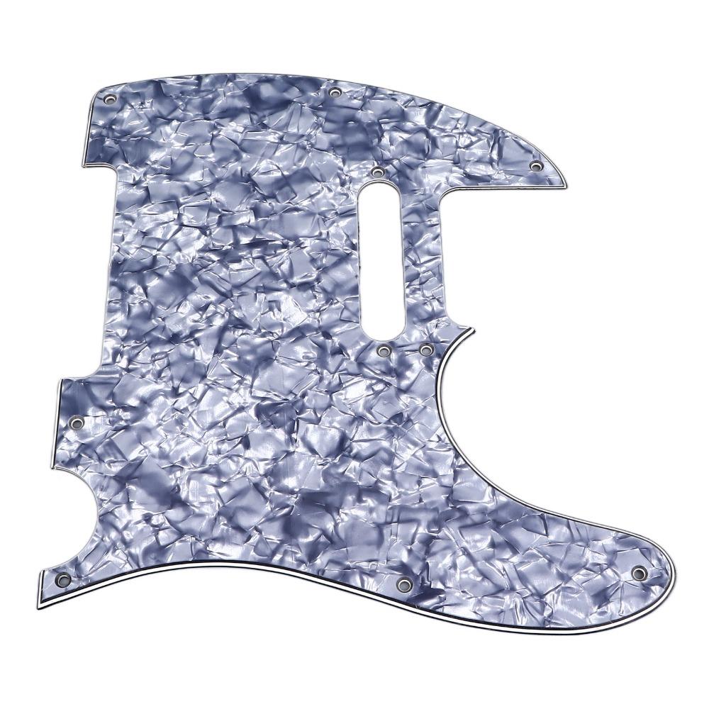 Gray Pearl/Blue Pearl Guitar Pickguard 4Ply TL Pickguard For Telecaster Guitar