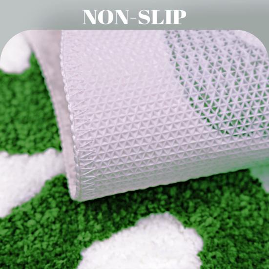 Bath Mat Anti-slip Bathroom Rug Super Soft Quick Dry Water Absorption Ultra-thick