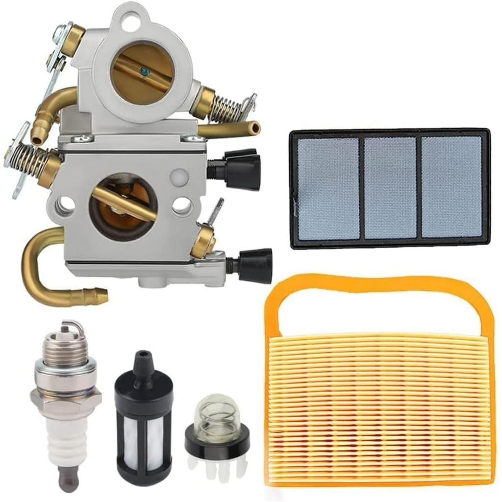 TS420 TS410 Carburetor with Air Filter Tune Up Kit for STIHL TS410Z TS420Z Concrete Cut-Off Saw C1Q-S118 4238 120 0600 Carb