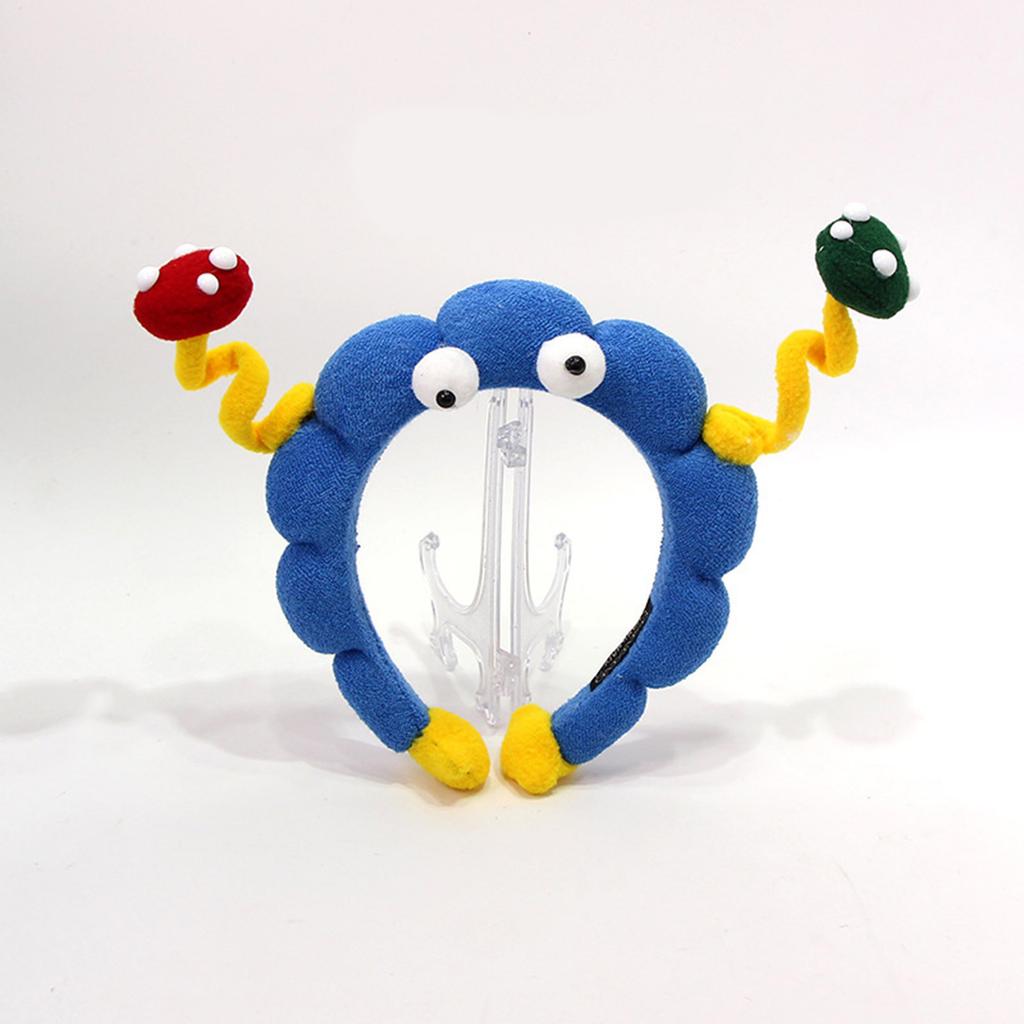 Comfortable Cartoon Animal Plush Headbands For Women and Girl Face Washing Everyday Use Party Gathering Hairband