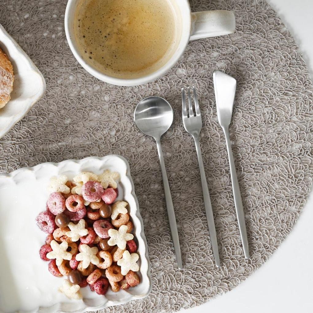 Abella Matte Stainless Steel Butter Knife Silver