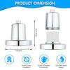 ABRU-Filtered Shower Head - High Pressure, Healthier Hair & Skin, Removes Chlorine, Chrome Finish, Easy Installation