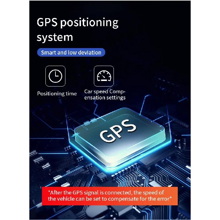 ELING Multi-function Display GPS Speedometer with Fatigue Driving Reminder Overspeed Alarm Time Altitude Solar Charging Boat RV
