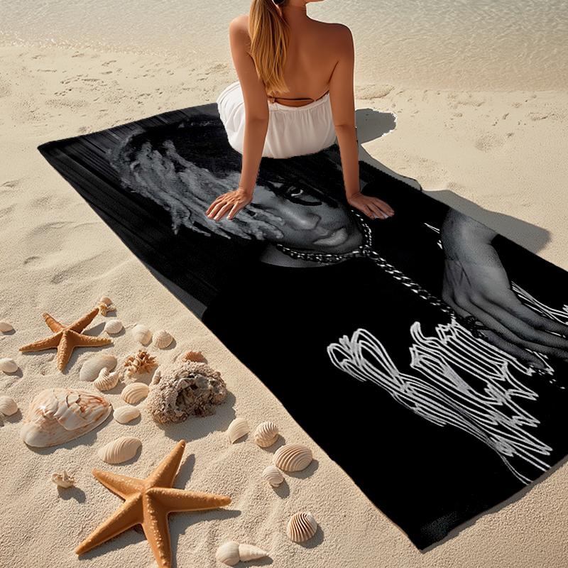 XXXtentacion Fashion Beach Towel: Ideal for Summer Adventures Soft, absorbent and quick drying suitable for swimming and bathing