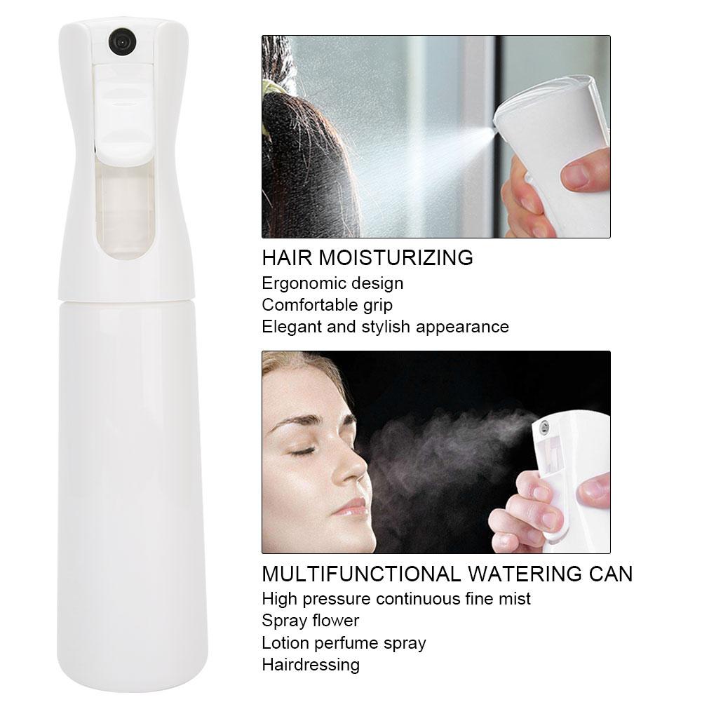 Hairdressing Spray Bottle Salon Barber Hair Mist Water Spray Bottle Makeup BottleWhite 300ml