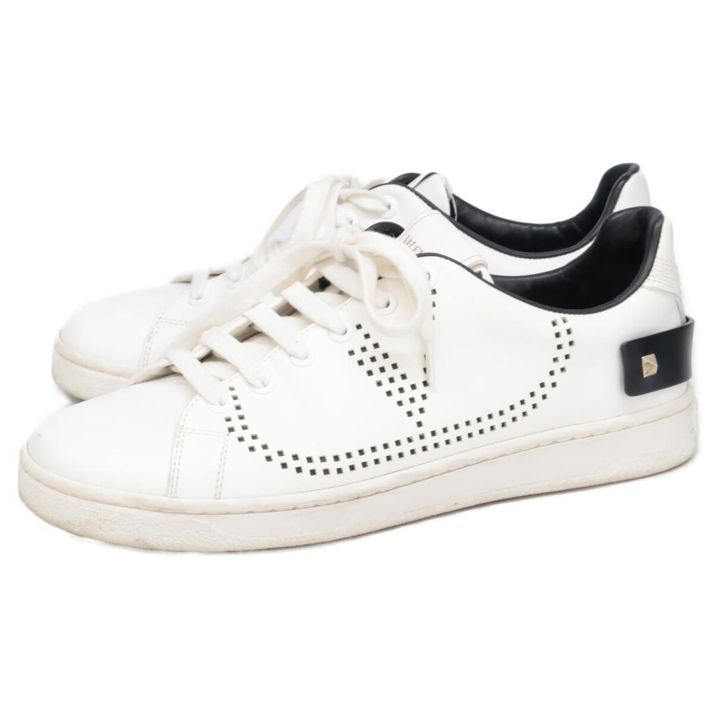 Valentino Garavani TTM20W2 Low-cut Sneakers/ Shoes 37 whiteUsed