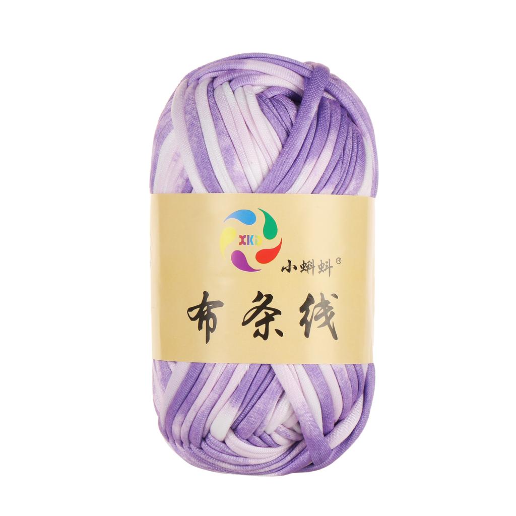 Needlework Knitting Crochet Yarn Printed Fabric Strips Line Colorful Segment Dyed Fabric Strips Line Handmade Diy Knitting Yarn Ball