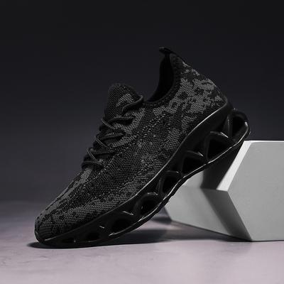 Herren Damen Laufschuhe Strick-Sneaker Rutschfeste Freizeitschuhe Atmungsaktive Wanderschuhe Outdoor Fitness Training Flache Schuhe Herren