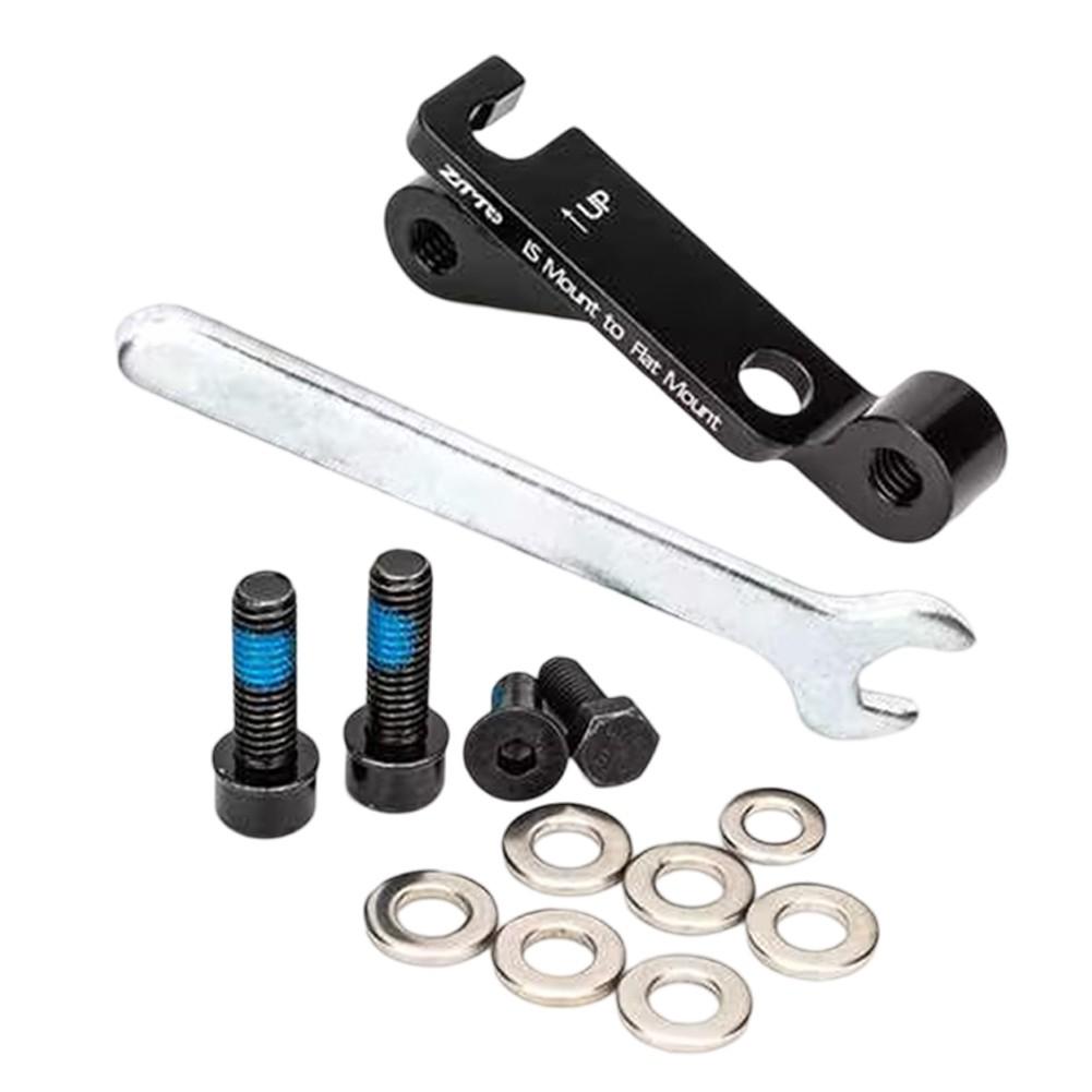 

IS To Flat Mountain Bike Disc Brake Adapter With Lightweight Design Features