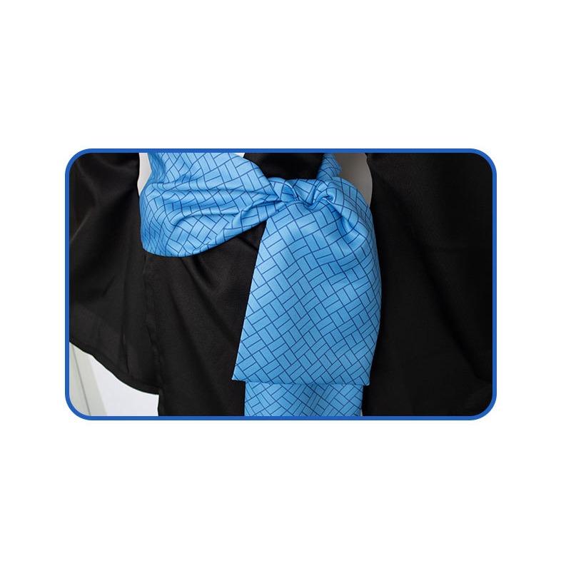Kimono Cosplay Costume Nakime Quarto Rango Superiore di Demon Slayer Tuta per Role Play Giapponese