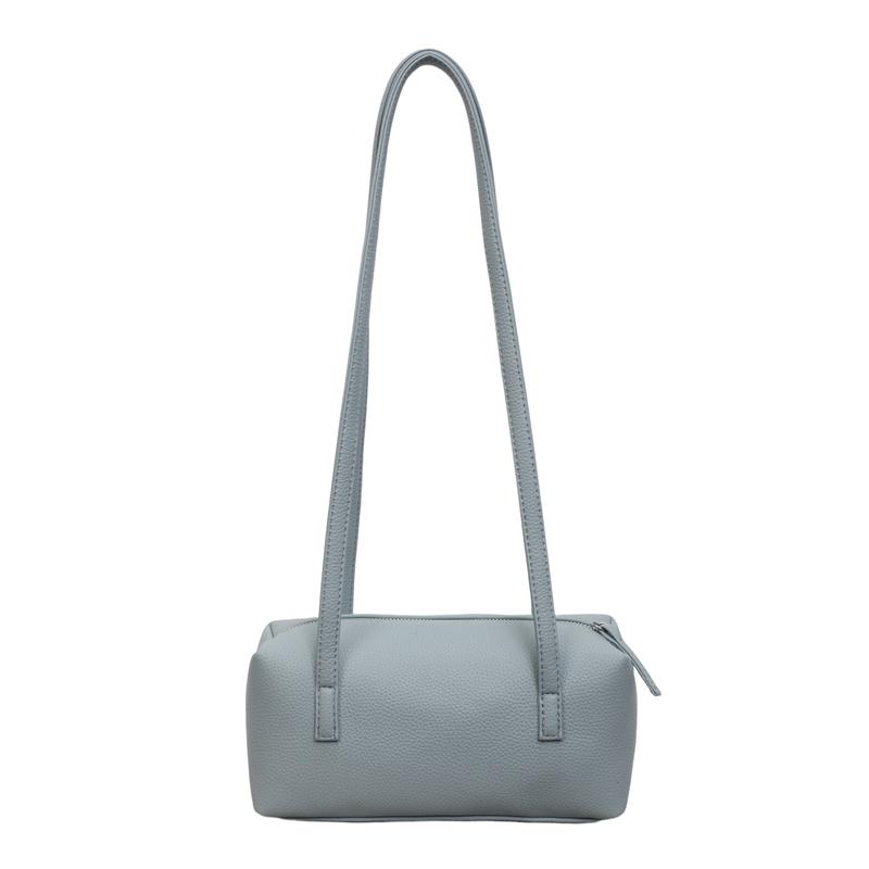 Solid Color Shoulder Bag Large Capacity Underarm Bag