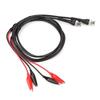Oscilloscope Probe Connector Set A Pair of Reliable BNC To Double Clip Cables (Each At a Total Length of 120 Cm)