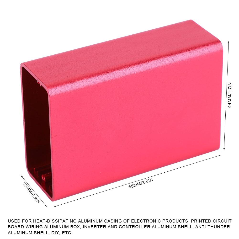 Printed Circuit Board Instrument Aluminum Cooling Box DIY Electronic Project Enclosure Case