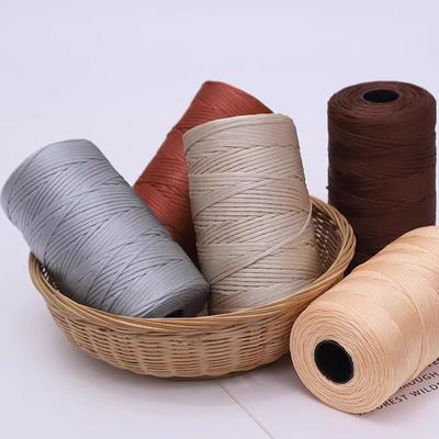 1Pc 100g 1.5mm Thin Ice Nylon Yarns For Crochet Diy Bag Shoes Hat Hollow Yarn Light Weight Thread Crochet Line DIY Bracelet Mat