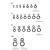 Casting Fishing Rod Eyelet Repair Set Guides Rod Eyelets Fishing Rod Guides Replacement Ceramic Fishing Rod Guide Rings