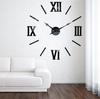 Large stick-on wall clock with Roman numerals