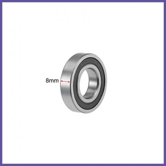 16003 2RS Ball Bearings Z2 17x35x8mm Double Sealed Chrome Steel 5pcs