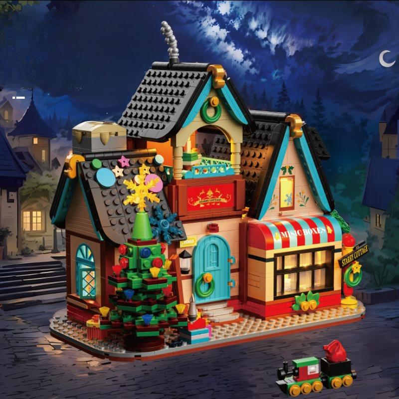 Mini Starry House Building Model Educational Children'S Assembly Toy Blocks Decorative Piece