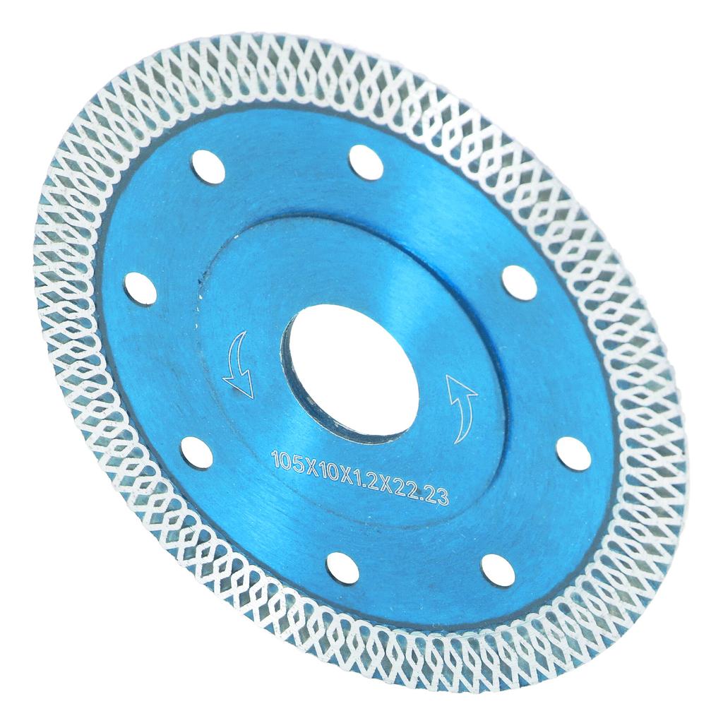 Diamantsägeblatt Schneiden Porzellanfliese Keramik Granit Marmor Ziegel Schleifen Polieren 4 Zoll Blau