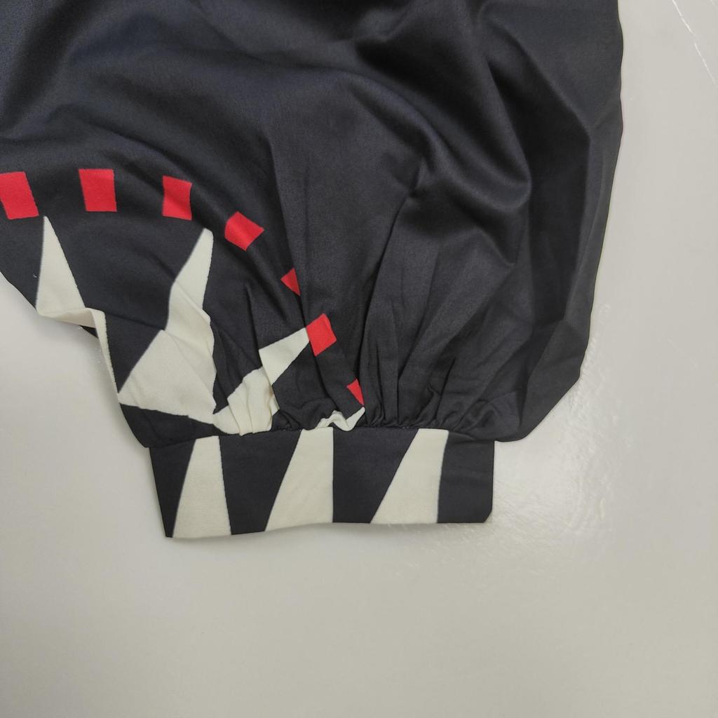 Spring Autumn elegant party Evening Dresses for women fashion vintage graphic print Lantern Sleeve Women's black maxi Dress Casual bodycon dress