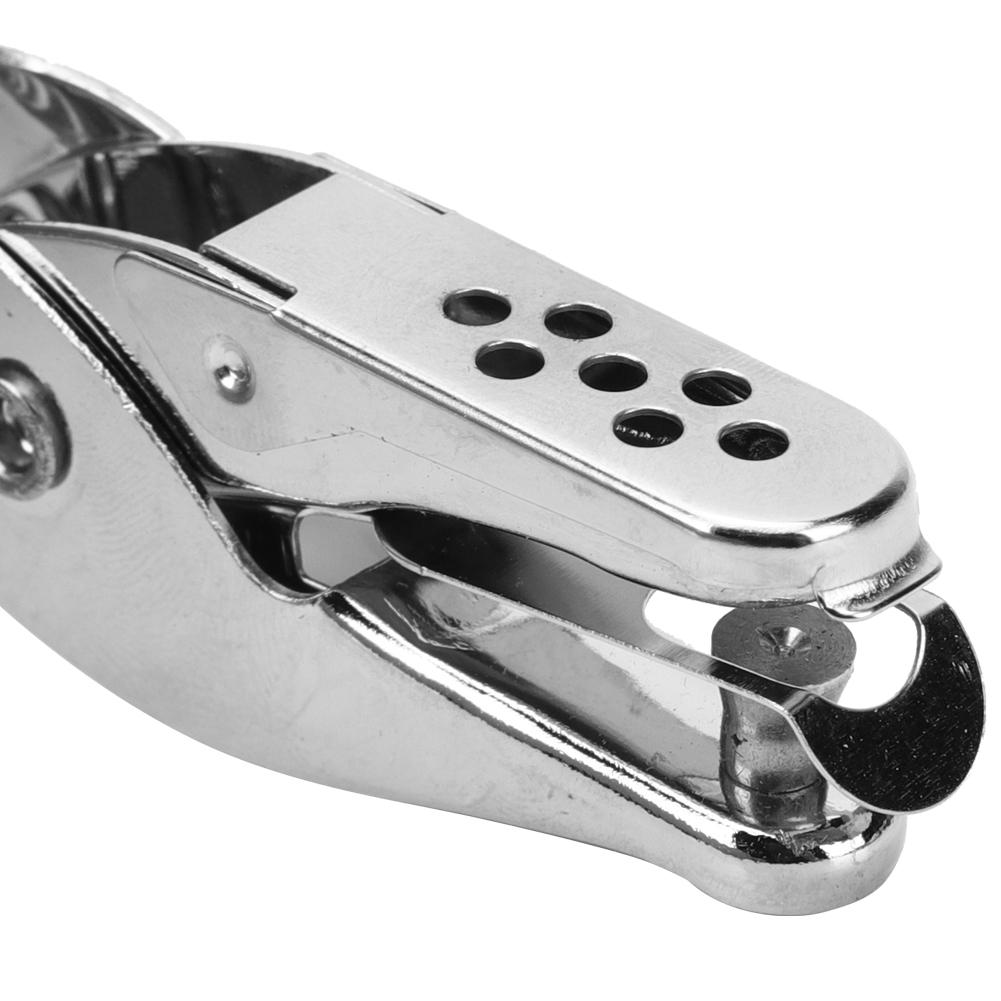 3PCS Stainless Steel Hole Puncher 6mm Single Hole Hand Paper Ticket  Punches