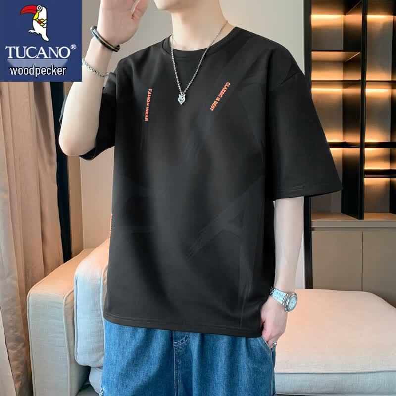 TUCANO Men s Summer Short Sleeve Round Neck T-Shirt 6XL