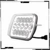 5x745W 4D LED High-Low Headlights 6x7" Off-road Lights for Jeep Cherokee Modification
