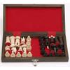 Set de sah din lemn Model Royal 27x27cm Suvenir Sah Set unic de sah Seturi de sah antic lucrate manual 152