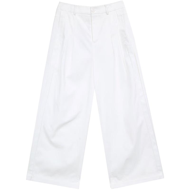 

Betu Women s Summer Anti-Wrinkle High-Waist Wide-Leg Cropped Pants S