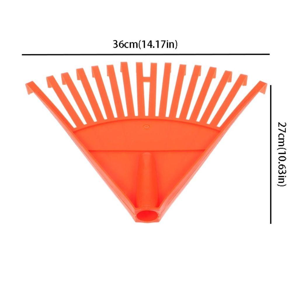 High Hardness Grass Rake Plastic Garden Rake Compost Mixing Leaf Rake Lawn Cleaning