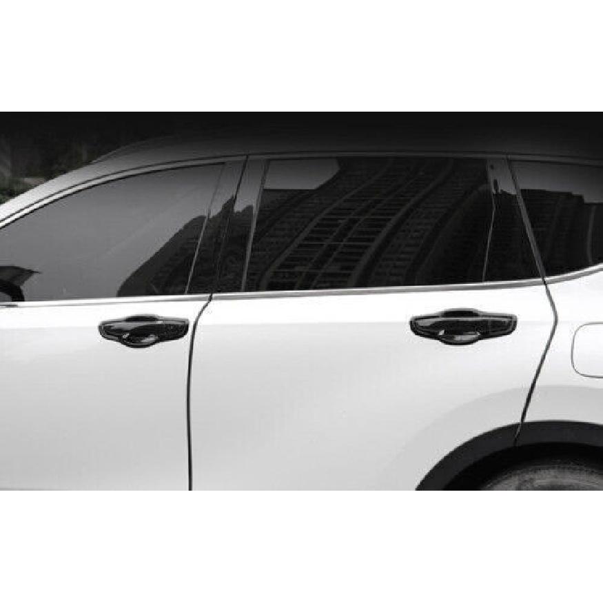 Exterior Side Door Handle For 2017 2018-2021 ABS Black Honda CRV CR-V Cover Trim