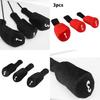 Golf Club Head Cover Set With Cotton Material For Wooden Clubs For Golfers