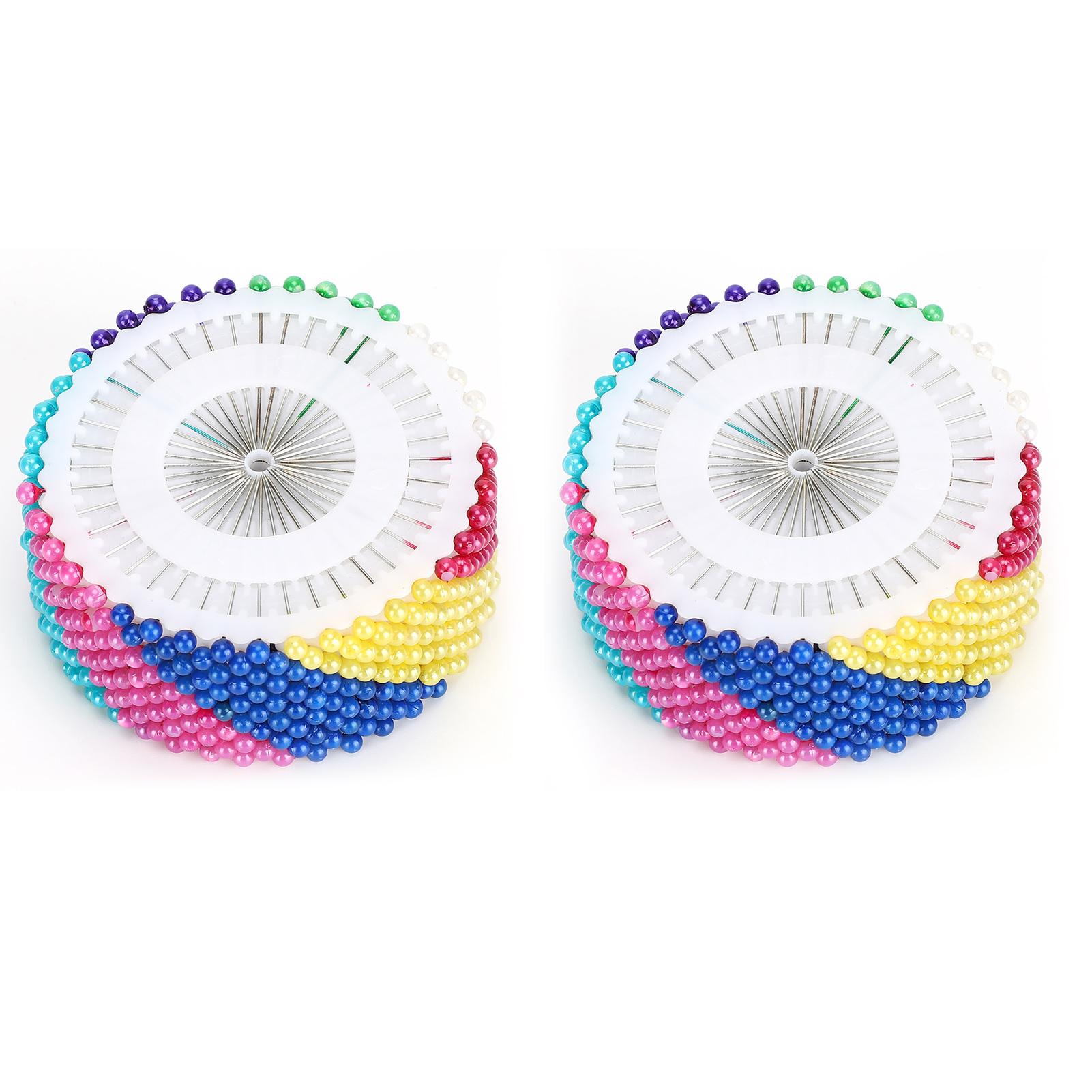 

960 шт разноцветный жемчуг с круглой головкой, булавочная головка, прямая игла для изготовления корсажа для DIY