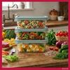 3x Food Containers 1200ml Food Box for School Work Set