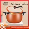 Chubby Multi-functional Non-stick Pressure Cooker for Gas & Induction Cooktops