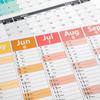 42x100cm Large Size Calendar Creative 12 Month Calendar Monthly Planner Calendar  Office Stationery